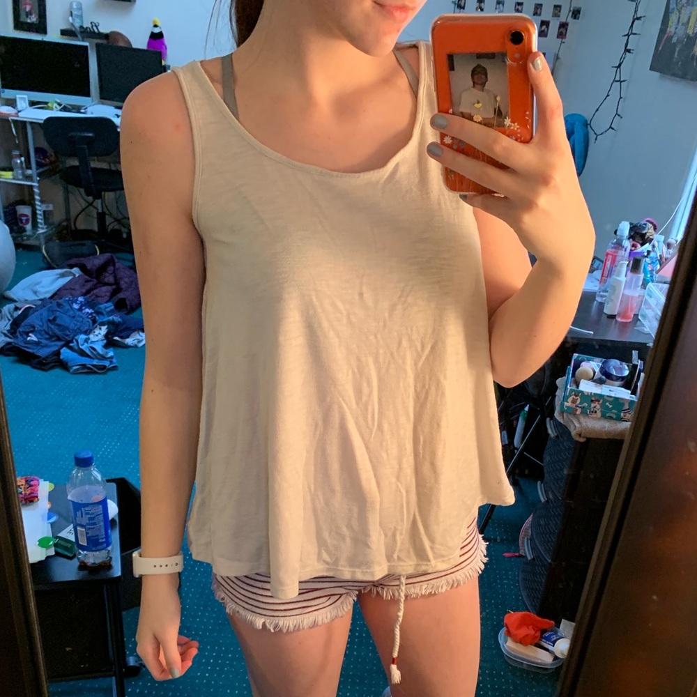 lace back tank